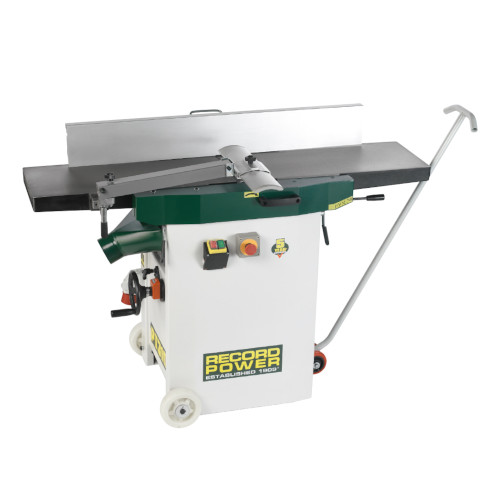 Record Power PT310-HB/UK1 12 x 8" Helical Block Heavy-Duty Planer Thicknesser Package with Wheel Kit
