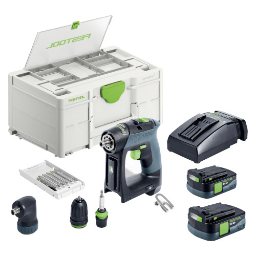 Festool Cordless drill CXS 12 2,5-Set