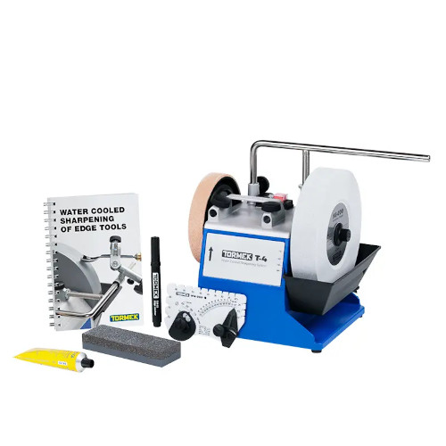 Tormek T-4 Wet Stone Sharpening System with FREE Kirschen Chisel & Tormek SE-77 Jig