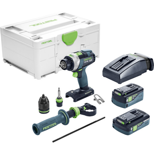 Festool Cordless percussion drill QUADRIVE TPC 18/4 5,0/4,0 I-Plus