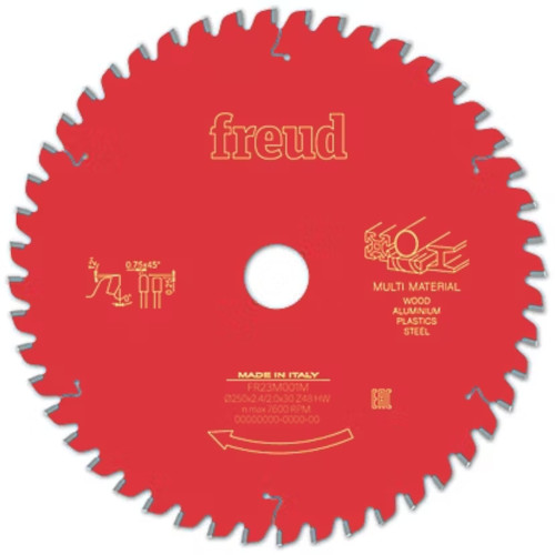 Freud 250mm x 30mm x 48T Multi Material Saw Blade