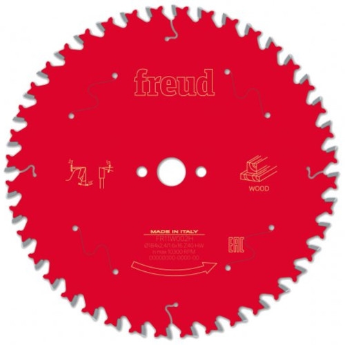 184 x 16 x 40T Freud Pro Circular Saw Blade FR11W002H