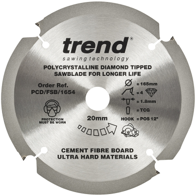 Trend PCD/FSB/1604 PCD Saw Blade