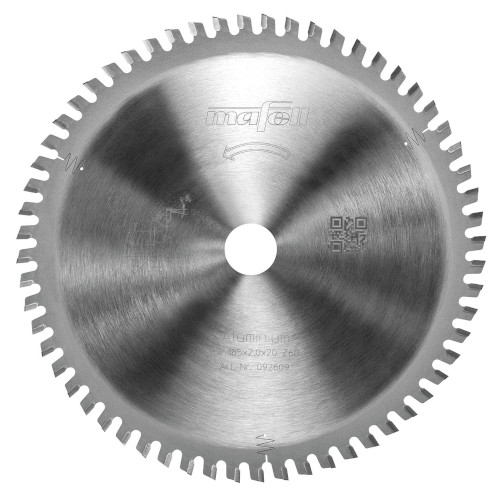 Mafell 185 x 1,4/2,4 x 20 mm x 60 teeth for Aluminium