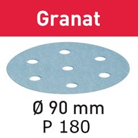 Festool Abrasive sheet Granat STF D90/6 P180 GR/100