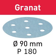Festool Abrasive sheet Granat STF D90/6 P180 GR/100