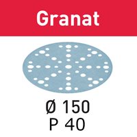 Festool Abrasive Sheet Granat STF D150/48 P40 GR/10