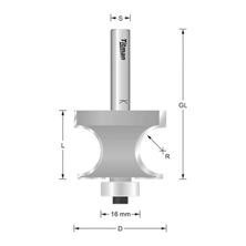 Titman CBC2 x 1/4" TCT Staff/Corner Bead Cutter