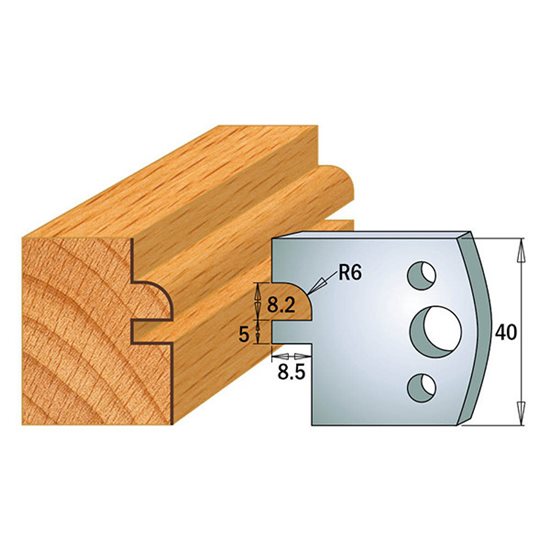 NSS 690.134 40x4mm HSS Profile Cutters