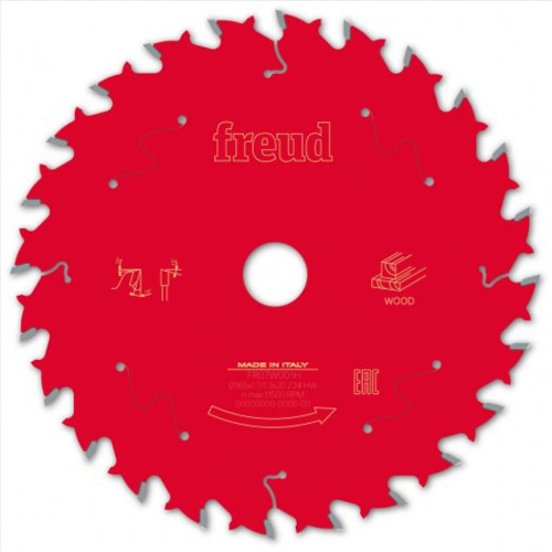 165 x 20 x 24T Freud Pro Circular Saw Blade FR07W001H