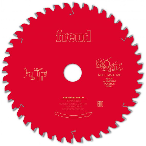 Freud 230mm x 30mm x 44 Multi Material Saw Blade