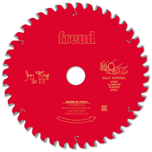 Freud 230mm x 30mm x 44T Multi Material Saw Blade