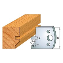 CMT 690.084 40x4mm HSS Profile Cutters