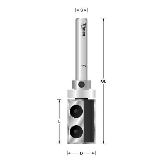 Titman PGC1950RT x 1/2"  Replacement Tip Profile Guide
