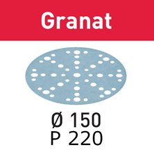 Festool Abrasive sheet Granat STF D150/48 P220 GR/100