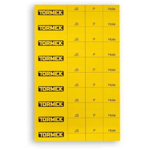 Tormek PL-01 Profile Labels