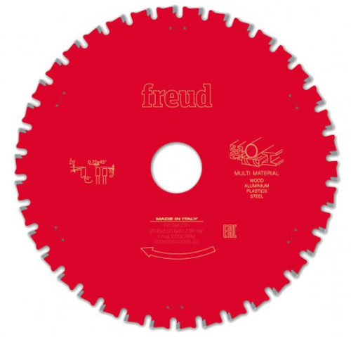 Freud 190mm x 30mm x 38 Multi Material Saw Blade