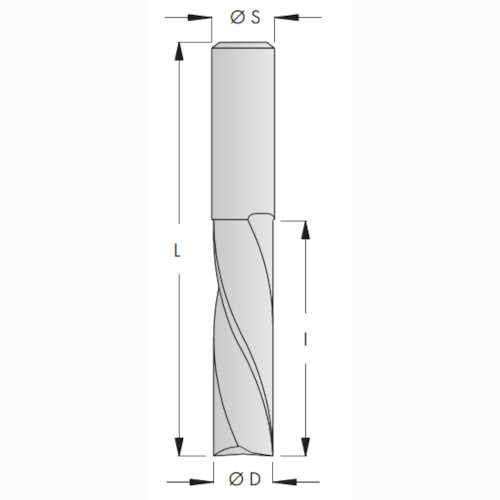 Calibre Ful 9H.070 7mm Downcut Spiral