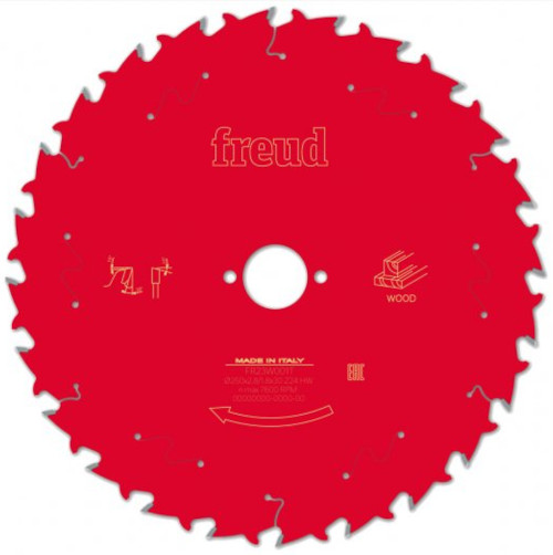 250 x 30 x 24T Freud Pro Circular Saw Blade FR23W001T