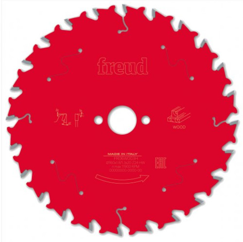 160 x 20 x 24T Freud Pro Circular Saw Blade FR06W003H