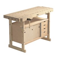 Sjobergs Nordic Plus 1450 Bench & 0042 Storage Module