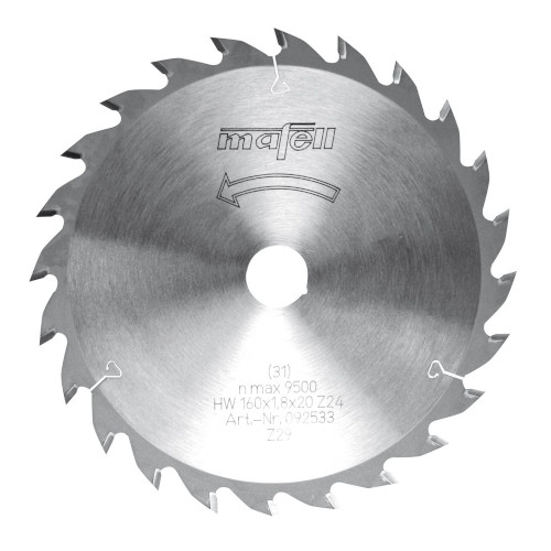 Mafell 160 x 1,2/1,8 x 20 mm x 24 teeth