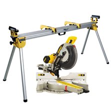 Dewalt DWS780 XPS 240V Slide Mitre Saw With DE7023 Work Stand