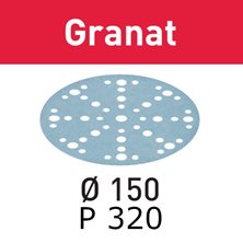 Festool Abrasive Sheet Granat STF D150/48 P320 GR/10