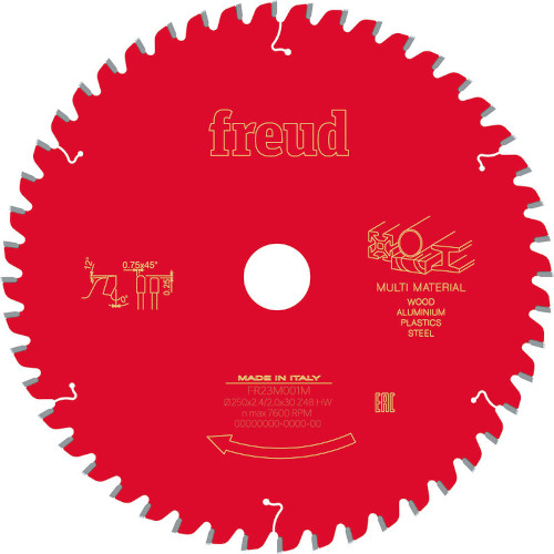 Freud 250mm x 30mm x 48 Multi Material Saw Blade