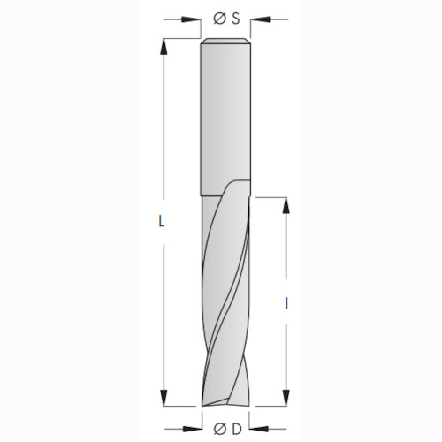 Calibre Ful 9E.032.B 3.2mm Upcut Spiral