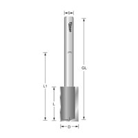 Titman H141 x 1/4" Straight Fluted Router Cutter