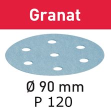 Festool Abrasive sheet Granat STF D90/6 P120 GR/100