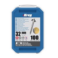 Kreg Pocket Screws – 32mm / 1-1/4″ #8 Coarse Washer-Head – 100pk