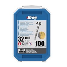 Kreg Pocket Screws – 32mm / 1-1/4″ #8 Coarse Washer-Head – 100pk