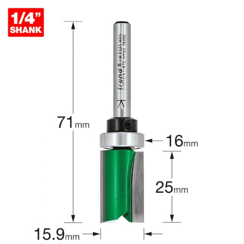 Trend C121C x 1/4" Router Cutter