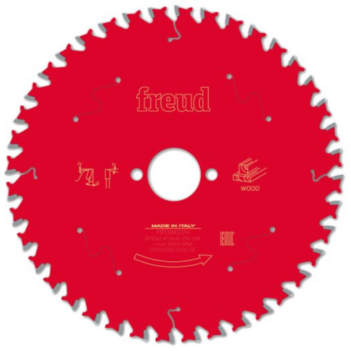 190 x 30 x 40T Freud Pro Circular Saw Blade FR13W007H