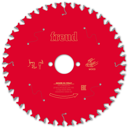 Freud Pro 190mm x 30 x 40T Circular Saw Blade