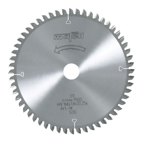 Mafell 168 x 1,2/1,8 x 20 mm x 56 teeth