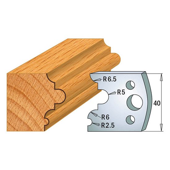 NSS 690.036 40x4mm HSS Profile Cutters