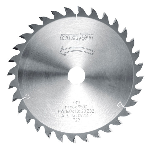 Mafell 160 x 1,2/1,8 x 20 mm x 32 teeth