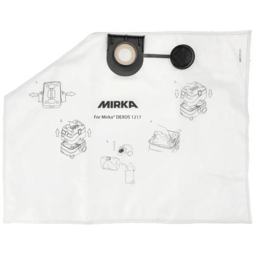 Mirka Dust Bag Fleece for DEXOS 1217 Pack of 5