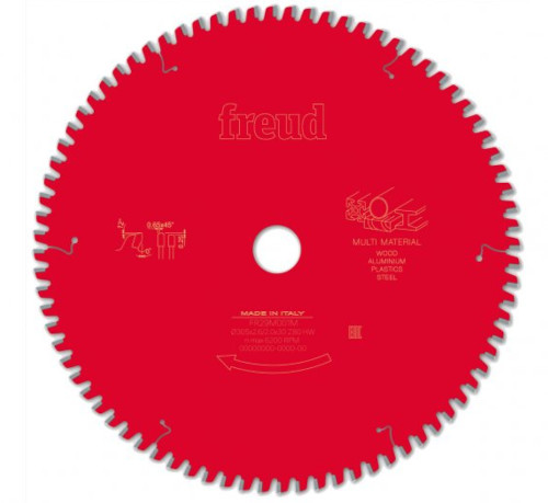 Freud 305mm x 30mm x 80 Multi Material Saw Blade