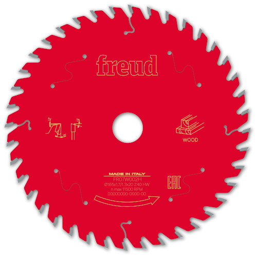 Freud Pro 165mm x 20 x 40T Circular Saw Blade