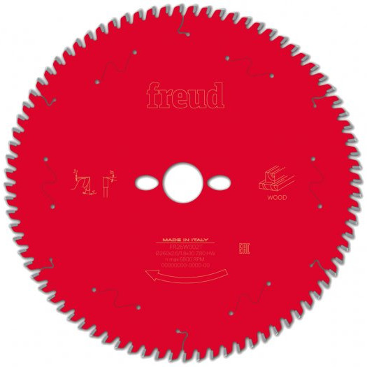 260 x 30 x 80T Freud Pro Circular Saw Blade FR26W002T