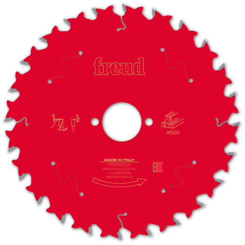 Freud Pro 180mm x 30 x 24T Circular Saw Blade